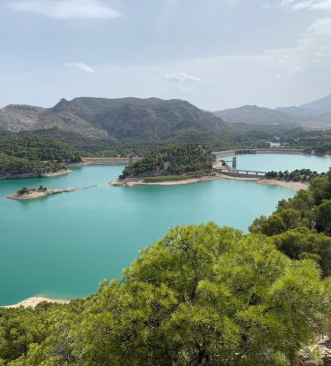 Reservoir near Caminito del Rey, El Chorro, Spain